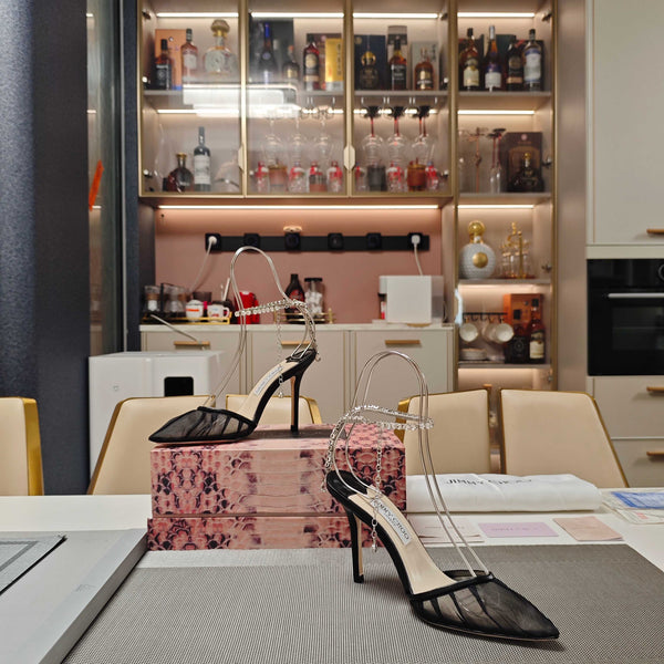 Jimmy 25 Seada 100 Pump Black Cowhide 240046