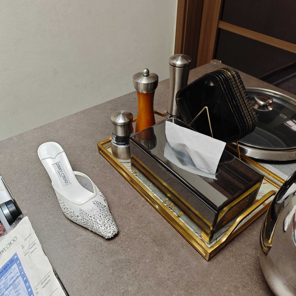 Jimmy 25 Vivi 100 Mule White Mesh Gauze 240052