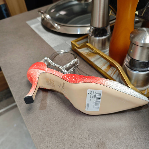 Jimmy 25 Stevie 80 Pumps Red mix White Satin 240061