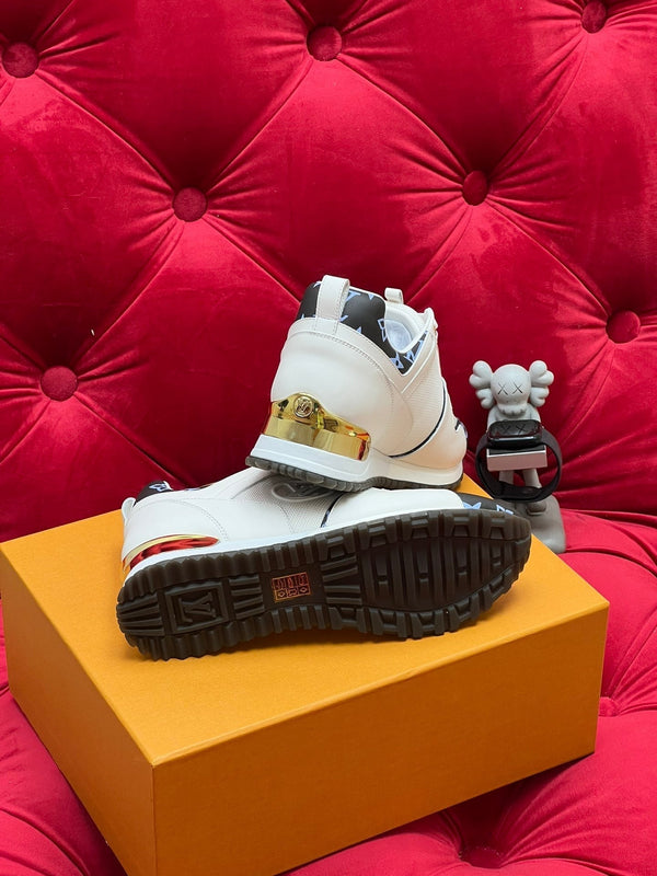 LV Run Away Trainer 60mm Pelle di vitello bianca