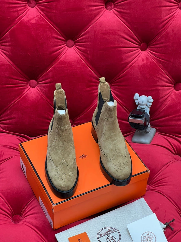 HM Findlay Ankle Boot Beige Light Brown Suede  969358