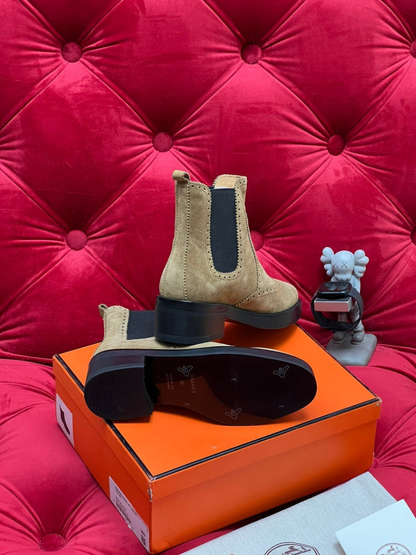 HM Findlay Ankle Boot Beige Light Brown Suede  969358