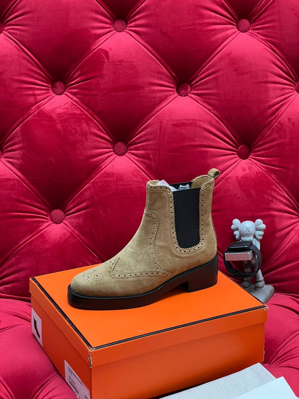 HM Findlay Ankle Boot Beige Light Brown Suede  969358