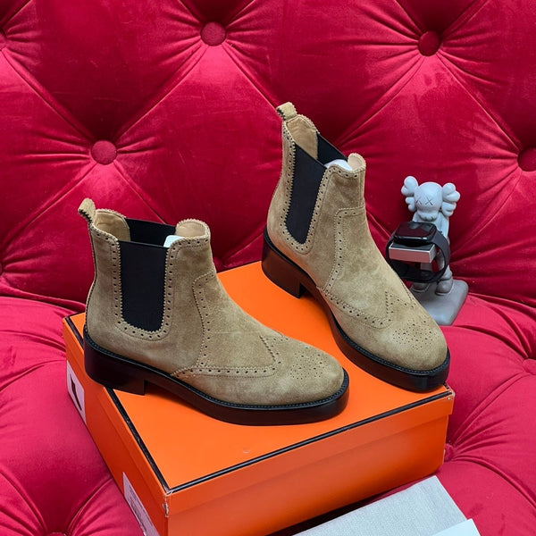 HM Findlay Ankle Boot Beige Light Brown Suede  969358