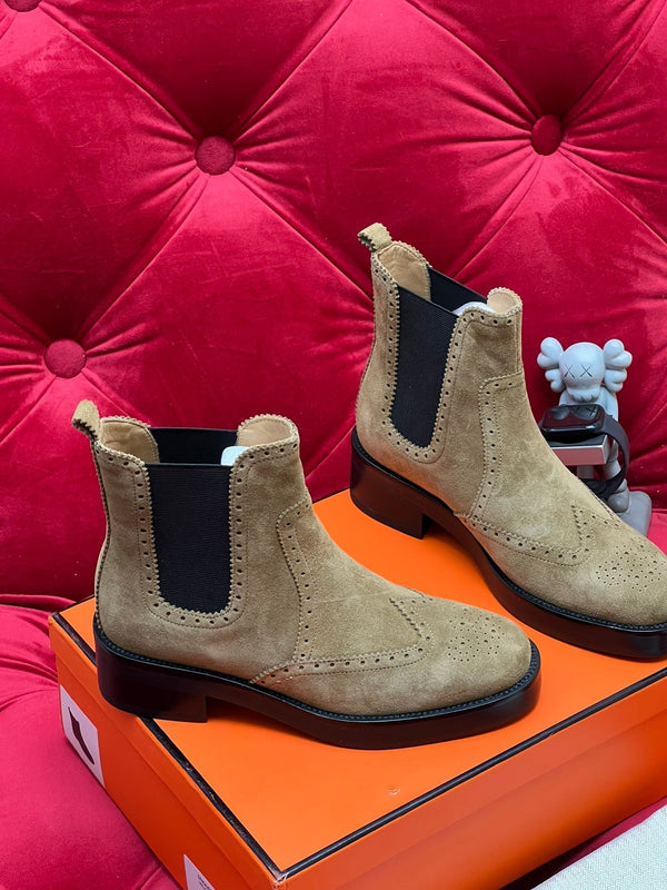 HM Findlay Ankle Boot Beige Light Brown Suede  969358