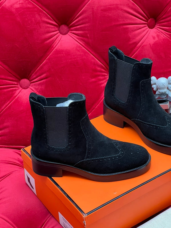 HM Findlay Ankle Boot Black Suede 969360