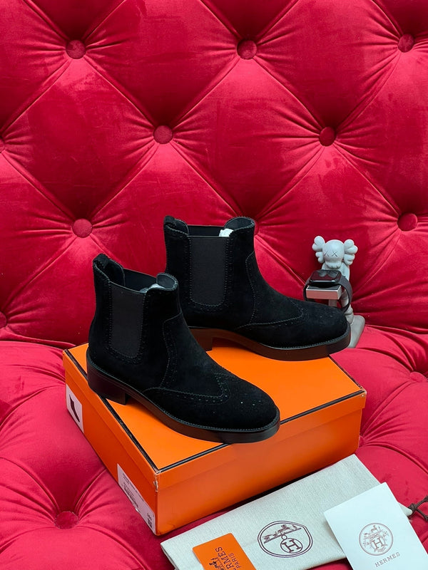 HM Findlay Ankle Boot Black Suede 969360