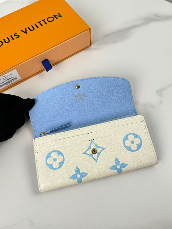 LV M82341 Emilie Wallet Monogram Empreinte Grain Leather 221537