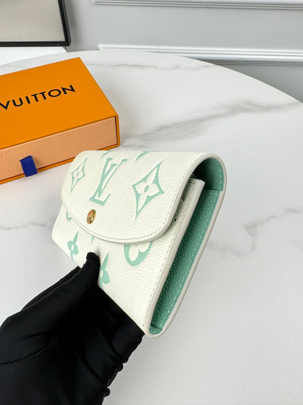 LV M82341 Emilie Wallet Monogram Empreinte Grain Leather 221537
