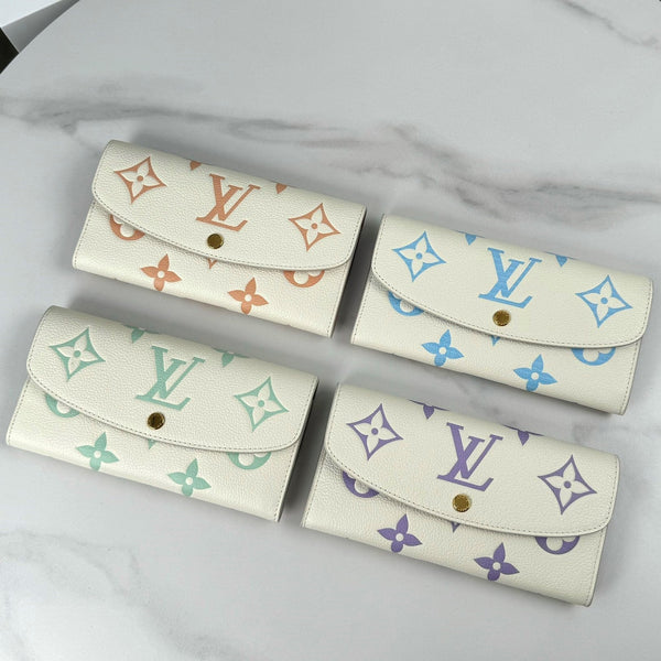 LV M82341 Emilie Wallet Monogram Empreinte Grain Leather 221537