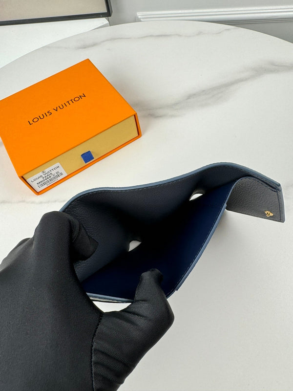 LV Victorine Wallet Black Beige Monogram Empreinte Leather 221543