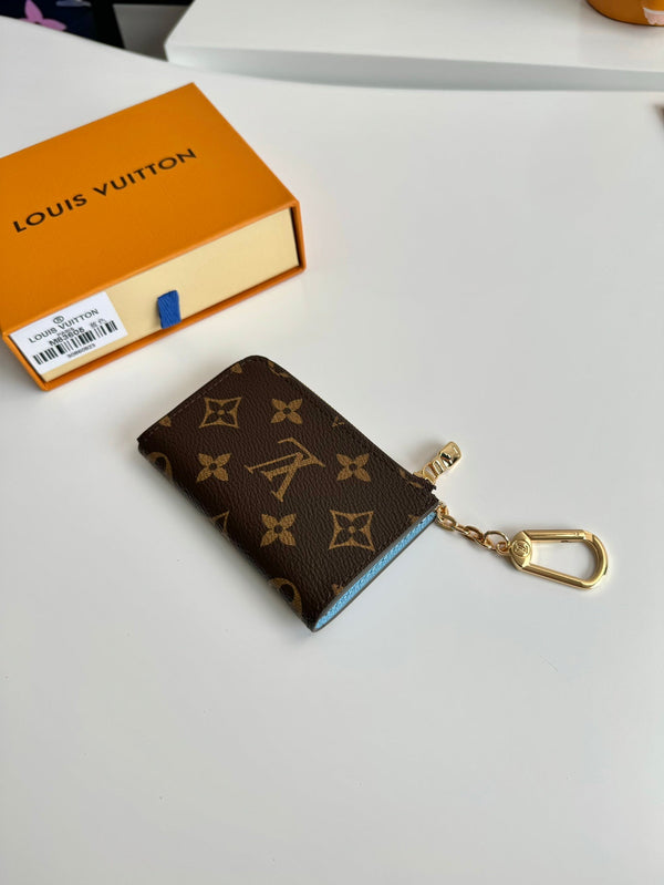 LV Noa Key Holder Blue Monogram Canvas 221548