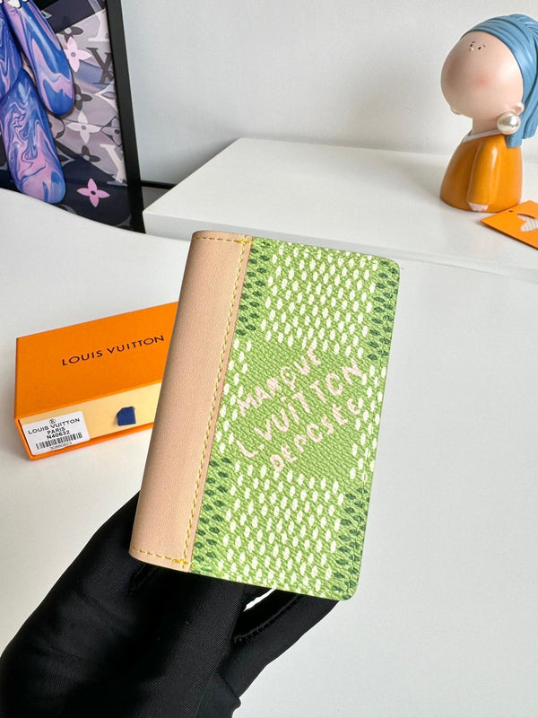 LV x Tyler Pocket Organizer Green Damier Golf Canvas 221435