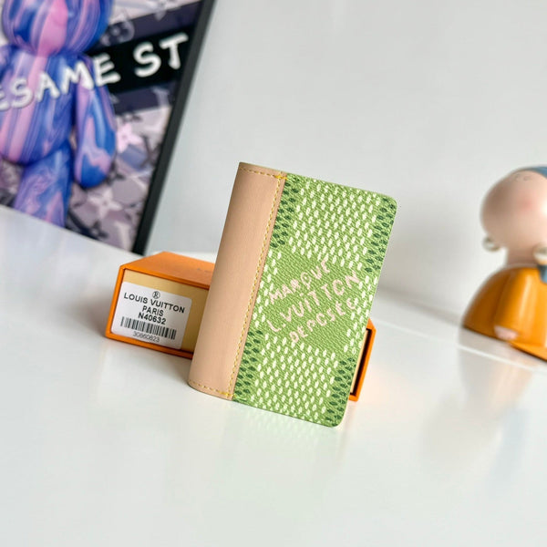 LV x Tyler Pocket Organizer Green Damier Golf Canvas 221435