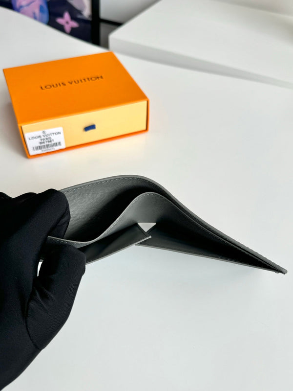 LV x YK Pumpkins Slender Wallet Monogram Eclipse Canvas 221437