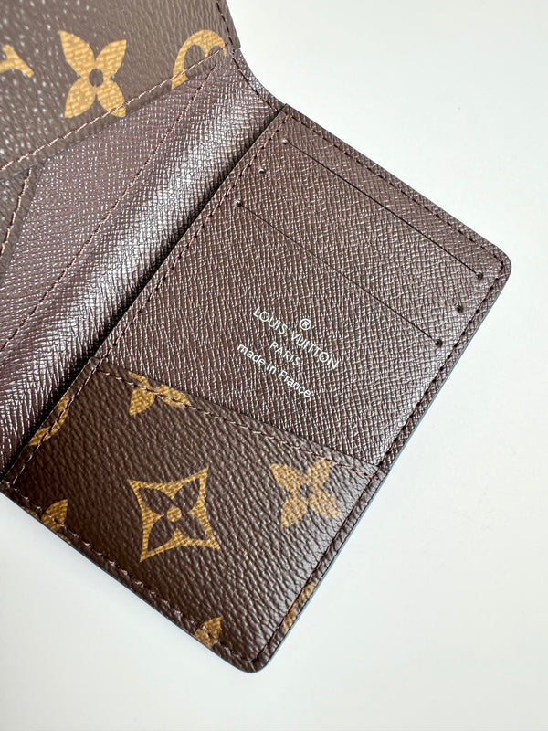 LV M82796 Pocket Wallet Blue Brown Monogram Canvas 221261