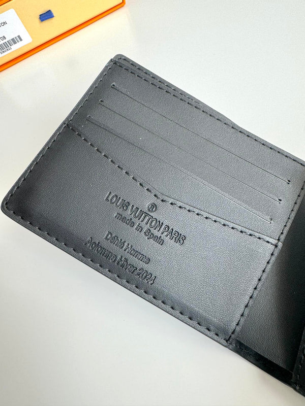 LV Autres Cuirs Slender Wallet Faded Monogram Leather 221268