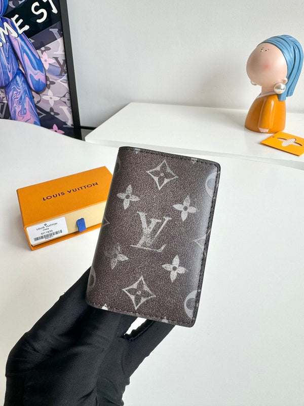 LV Autres Cuirs Pocket Organizer Marrone Pelle Monogram Scolorita 221269