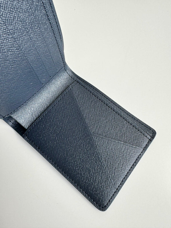 Portafoglio multiplo LV in tela monogramma blu inchiostro 221271