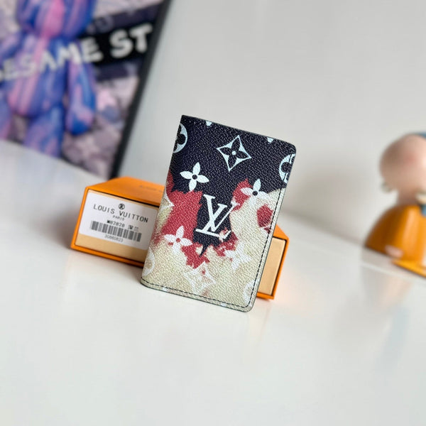 LV Pocket Wallet Ink Blue Monogram Canvas 221272