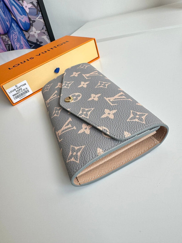 LV Sarah Wallet Trianon Gray Monogram Canvas GHW 221281