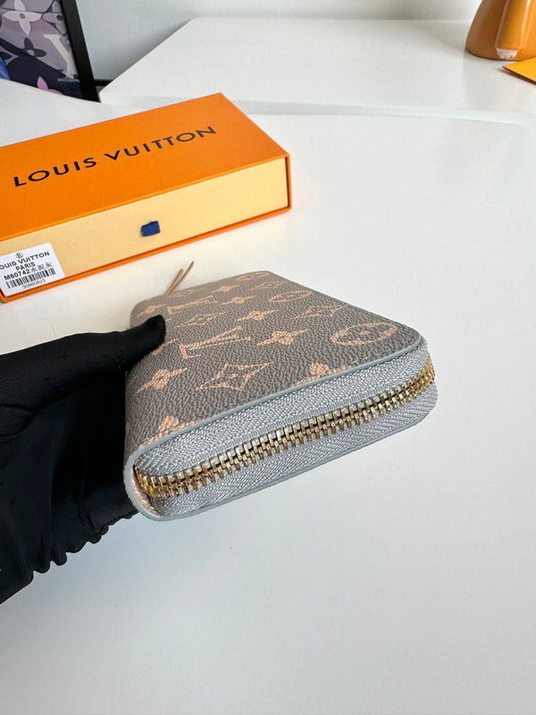 LV Clemence Wallet Trianon Gray Monogram Canvas GHW 221282