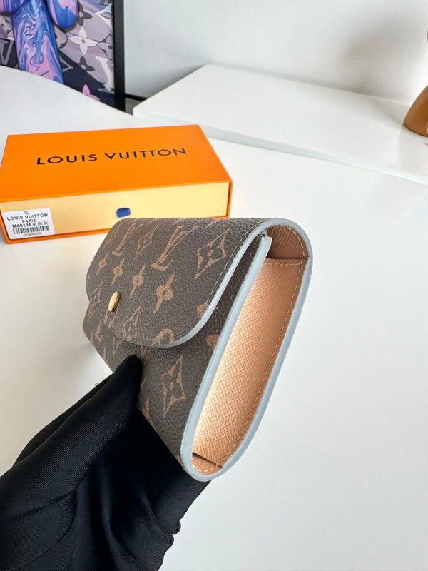 LV Emilie wallet Trianon Gray Monogram Canvas GHW 221283