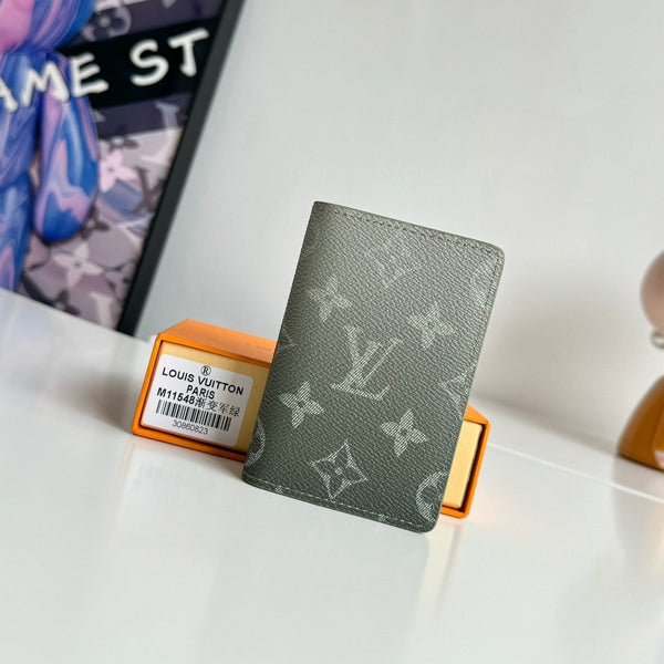 LV Pocket Wallet Green Monogram Gradient Canvas 221317