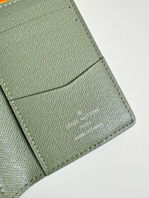 LV Pocket Wallet Green Monogram Gradient Canvas 221317