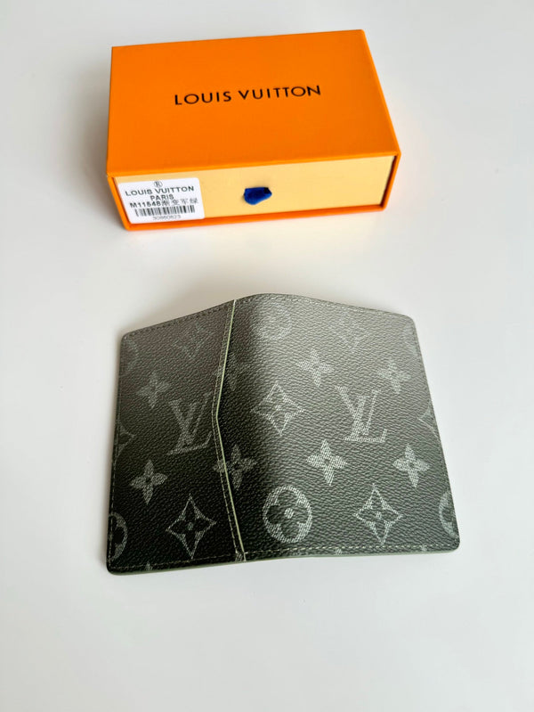 LV Pocket Wallet Green Monogram Gradient Canvas 221317