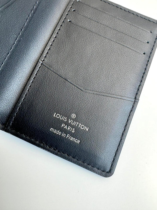 LV Pocket Organizer Black Epi XL Cowhide Leather 221320
