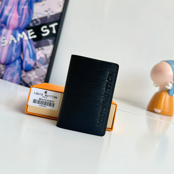 LV Pocket Organizer Black Epi XL Cowhide Leather 221320