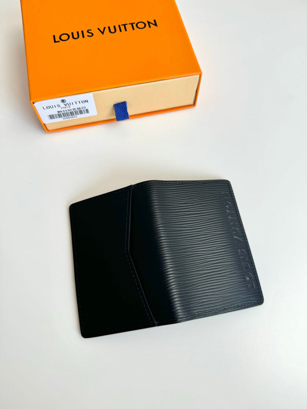 LV Pocket Organizer Black Epi XL Cowhide Leather 221320