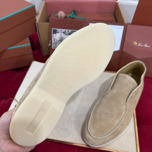 LP Open Walk Ankle Boot In Light Brown Suede 978060