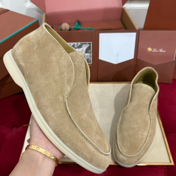 LP Open Walk Ankle Boot In Light Brown Suede 978060