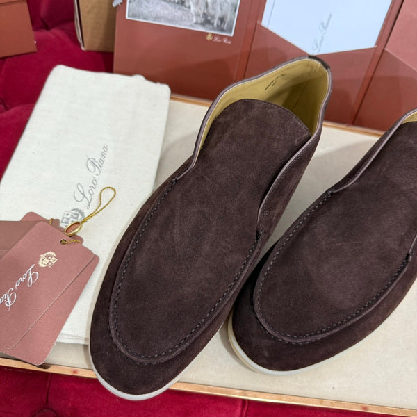 LP Open Walk Ankle Boot In Brown Chocolate Suede 978064