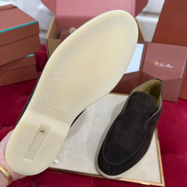 LP Open Walk Ankle Boot In Brown Chocolate Suede 978064