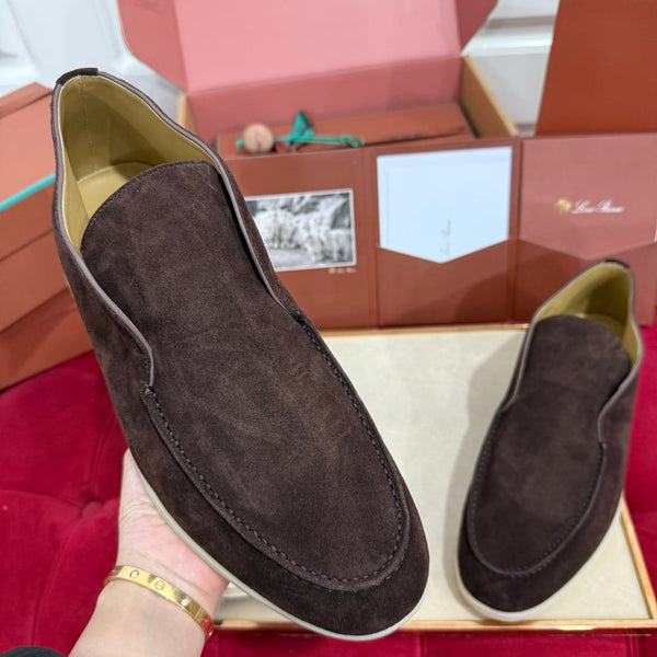 LP Open Walk Ankle Boot In Brown Chocolate Suede 978064