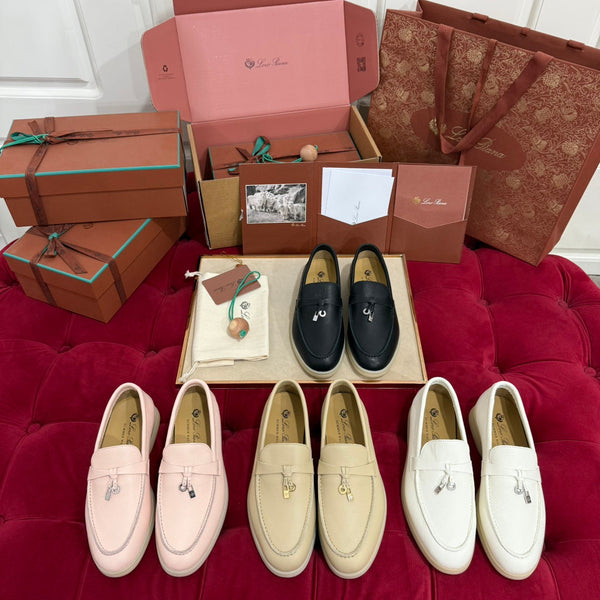 LP 25C Summer Charms Walk Loafer Faded Yellow Calfskin 212597