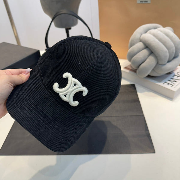 Celin Cap Black Cotton Fabric 210412