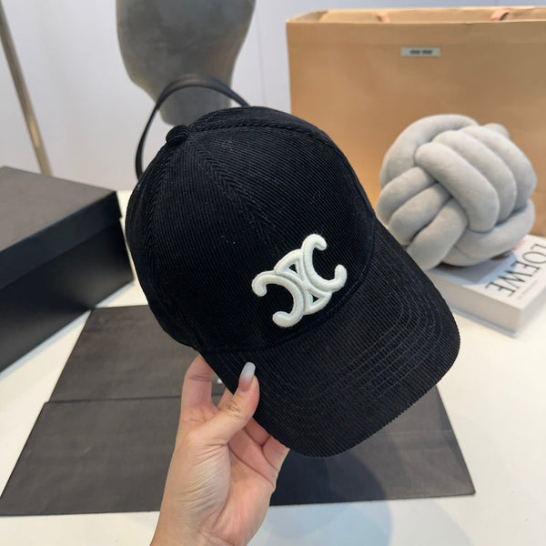 Celin Cap Black Cotton Fabric 210412