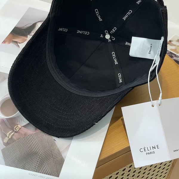 Celin Cap Black Cotton Fabric 210407