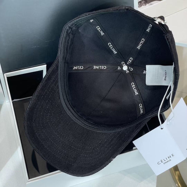 Celin Cap Black Cotton Fabric 210407