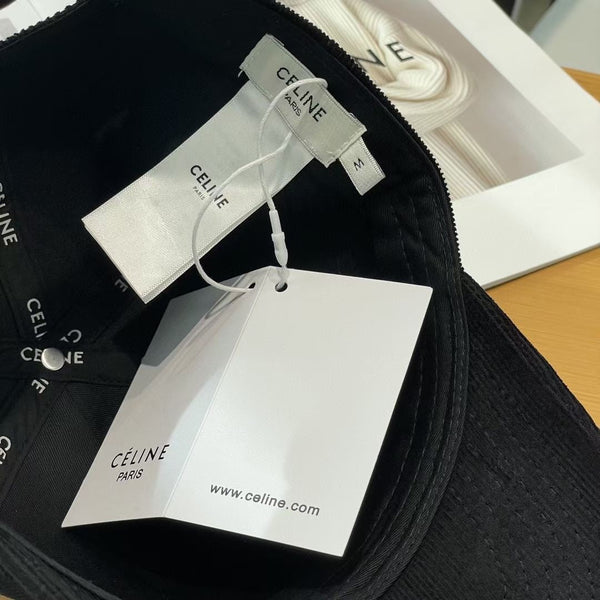 Celin Cap Black Cotton Fabric 210407