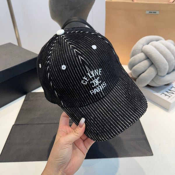 Celin Cap Black Cotton Fabric 210435