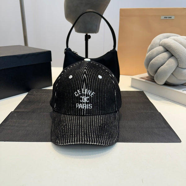 Celin Cap Black Cotton Fabric 210435