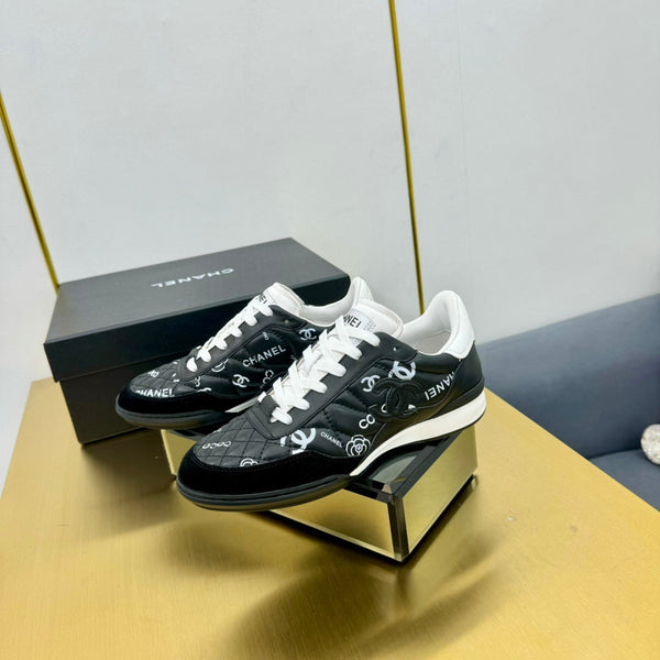 CC 25s Sneaker Black Leather With Velvet 297810