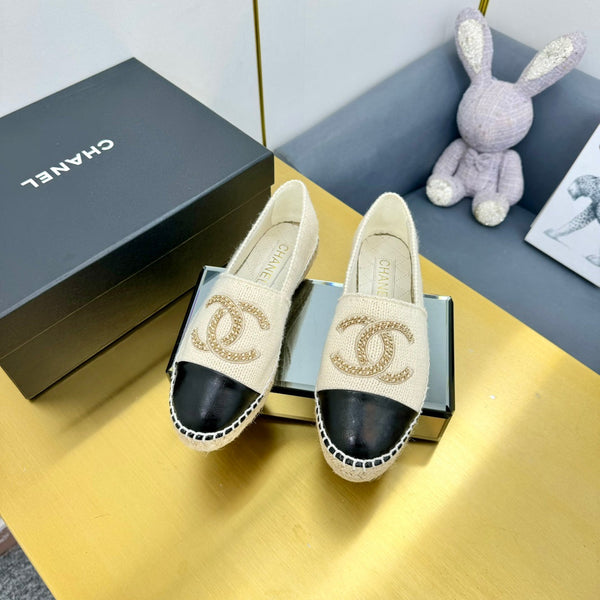 CC 25s Loafers Beige Light Wool Leather 297814