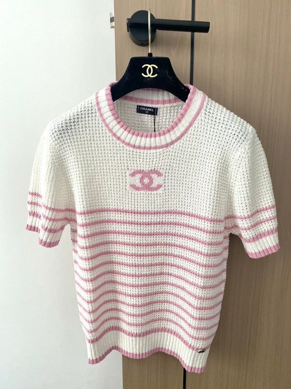 CC 25 T-Short Pink And White Tencel 283602