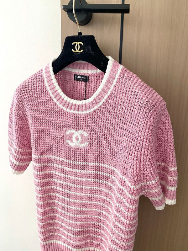 CC 25 T-Short Pink And White Tencel 283602